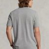 Gri Erkek Ralph Lauren Özel Slim Fit File Polo Tişörtler Gri Erkek Ralph Lauren Özel Slim Fit File Polo Tişörtler