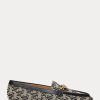 Gri Kadın Ralph Lauren Averi II Monogram Jakarlı Loafer’lar Gri Kadın Ralph Lauren Averi II Monogram Jakarlı Loafer’lar