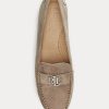 Gri Kadın Ralph Lauren Barnsbury Süet Loafer’lar Gri Kadın Ralph Lauren Barnsbury Süet Loafer’lar