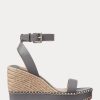 Gri Kadın Ralph Lauren Hilarie Deri Espadril Gri Kadın Ralph Lauren Hilarie Deri Espadril