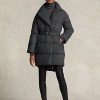 Gri Kadın Ralph Lauren Kapitoneli Çift Sıralı Kaz Tüyü Montlar Gri Kadın Ralph Lauren Kapitoneli Çift Sıralı Kaz Tüyü Montlar