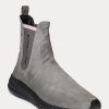 Gri Kadın Ralph Lauren Slip-On Süet Çorap Spor Ayakkabı Gri Kadın Ralph Lauren Slip-On Süet Çorap Spor Ayakkabı