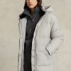 Gri Kadın Ralph Lauren Suya Dayanıklı Kapüşonlu Montlar Gri Kadın Ralph Lauren Suya Dayanıklı Kapüşonlu Montlar