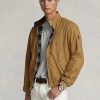 Haki Erkek Ralph Lauren Yağlı Kumaş Ceketler Haki Erkek Ralph Lauren Yağlı Kumaş Ceketler