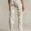 Çiçek Kadın Ralph Lauren Çiçek Desenli Jenn Flare Kot Pantolon Çiçek Kadın Ralph Lauren Çiçek Desenli Jenn Flare Kot Pantolon
