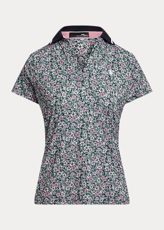 Çiçek Kadın Ralph Lauren Özel Kesim Jersey Polo Tişörtleri