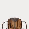Çikolata Kadın Ralph Lauren Deri Kenarlı Hasır Büyük Bellport Tote Çantalar Çikolata Kadın Ralph Lauren Deri Kenarlı Hasır Büyük Bellport Tote Çantalar