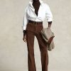 Çikolata Kadın Ralph Lauren Kuzu Derisi Süet Yama Cepli Geniş Paça Pantolon Çikolata Kadın Ralph Lauren Kuzu Derisi Süet Yama Cepli Geniş Paça Pantolon