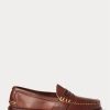 Kahverengi Erkek Ralph Lauren Edric Deri Penny Loafer’lar Kahverengi Erkek Ralph Lauren Edric Deri Penny Loafer’lar