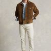 Kahverengi Erkek Ralph Lauren Esnek Kadife Kamyoncu Ceketleri Kahverengi Erkek Ralph Lauren Esnek Kadife Kamyoncu Ceketleri