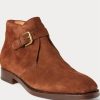 Kahverengi Erkek Ralph Lauren Frasco Süet Chelsea Botları Kahverengi Erkek Ralph Lauren Frasco Süet Chelsea Botları