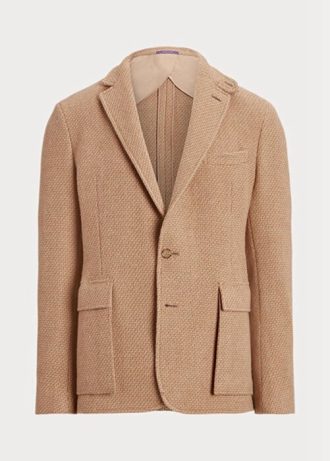 Kahverengi Erkek Ralph Lauren Hadley Dokulu Yünlü Twill Spor Blazer Ceket Kahverengi Erkek Ralph Lauren Hadley Dokulu Yünlü Twill Spor Blazer Ceket