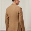 Kahverengi Erkek Ralph Lauren Hadley Dokulu Yünlü Twill Spor Blazer Ceket
