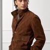 Kahverengi Erkek Ralph Lauren Hayworth Süet Ceketler Kahverengi Erkek Ralph Lauren Hayworth Süet Ceketler