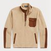 Kahverengi Erkek Ralph Lauren Hibrit Çeyrek Fermuarlı Kazak Sweatshirt Kahverengi Erkek Ralph Lauren Hibrit Çeyrek Fermuarlı Kazak Sweatshirt