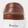 Kahverengi Erkek Ralph Lauren Keaton Deri Penny Loafer’lar Kahverengi Erkek Ralph Lauren Keaton Deri Penny Loafer’lar