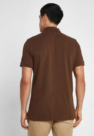 Kahverengi Erkek Ralph Lauren Klasik Kesim Temel Polo Tişörtleri