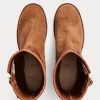 Kahverengi Erkek Ralph Lauren Roughout Süet Botlar Kahverengi Erkek Ralph Lauren Roughout Süet Botlar