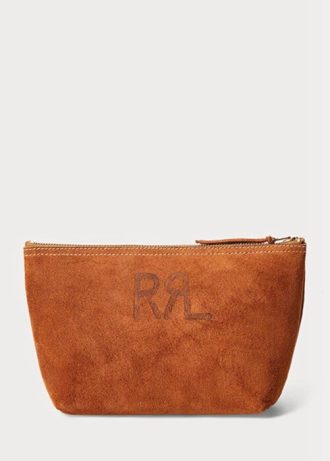 Kahverengi Erkek Ralph Lauren Roughout Süet Tote Çantalar