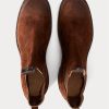Kahverengi Erkek Ralph Lauren Süet Chelsea Botları Kahverengi Erkek Ralph Lauren Süet Chelsea Botları