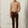 Kahverengi Erkek Ralph Lauren Slim Fit Streç Kadife Kot Pantolon Kahverengi Erkek Ralph Lauren Slim Fit Streç Kadife Kot Pantolon
