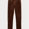 Kahverengi Erkek Ralph Lauren Slim Fit Streç Kadife Kot Pantolon Kahverengi Erkek Ralph Lauren Slim Fit Streç Kadife Kot Pantolon
