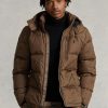 Kahverengi Erkek Ralph Lauren Su Geçirmez Kaz Tüyü Montlar Kahverengi Erkek Ralph Lauren Su Geçirmez Kaz Tüyü Montlar