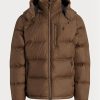 Kahverengi Erkek Ralph Lauren Su Geçirmez Kaz Tüyü Montlar Kahverengi Erkek Ralph Lauren Su Geçirmez Kaz Tüyü Montlar