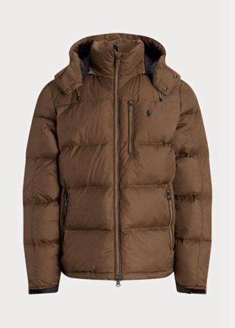 Kahverengi Erkek Ralph Lauren Su Geçirmez Kaz Tüyü Montlar Kahverengi Erkek Ralph Lauren Su Geçirmez Kaz Tüyü Montlar