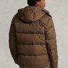 Kahverengi Erkek Ralph Lauren Su Geçirmez Kaz Tüyü Montlar Kahverengi Erkek Ralph Lauren Su Geçirmez Kaz Tüyü Montlar