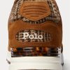 Kahverengi Erkek Ralph Lauren Trackster 200 Harris Tweed® Spor Ayakkabı Kahverengi Erkek Ralph Lauren Trackster 200 Harris Tweed® Spor Ayakkabı