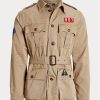 Kahverengi Erkek Ralph Lauren Twill Kemerli Ceketler Kahverengi Erkek Ralph Lauren Twill Kemerli Ceketler