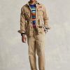 Kahverengi Erkek Ralph Lauren Twill Kemerli Ceketler Kahverengi Erkek Ralph Lauren Twill Kemerli Ceketler