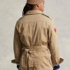 Kahverengi Erkek Ralph Lauren Twill Kemerli Ceketler Kahverengi Erkek Ralph Lauren Twill Kemerli Ceketler