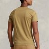 Kahverengi Erkek Ralph Lauren Özel Slim Fit Yuvarlak Yaka Tişörtler Kahverengi Erkek Ralph Lauren Özel Slim Fit Yuvarlak Yaka Tişörtler