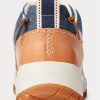 Kahverengi / Çivit Mavisi Erkek Ralph Lauren Harmon Deri ve Kot Spor Ayakkabı Kahverengi / Çivit Mavisi Erkek Ralph Lauren Harmon Deri ve Kot Spor Ayakkabı