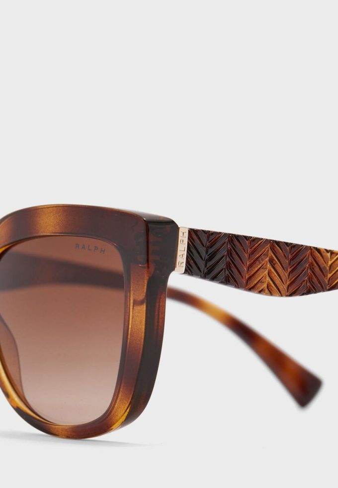 Kahverengi Kadın Ralph Lauren 0Ra5254 Kelebek Güneş Gözlüğü