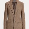 Kahverengi Kadın Ralph Lauren Balıksırtı Keten Karışımlı Blazer Ceketler Kahverengi Kadın Ralph Lauren Balıksırtı Keten Karışımlı Blazer Ceketler