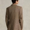 Kahverengi Kadın Ralph Lauren Balıksırtı Keten Karışımlı Blazer Ceketler Kahverengi Kadın Ralph Lauren Balıksırtı Keten Karışımlı Blazer Ceketler