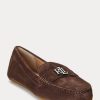 Kahverengi Kadın Ralph Lauren Barnsbury Süet Loafer’lar Kahverengi Kadın Ralph Lauren Barnsbury Süet Loafer’lar