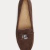 Kahverengi Kadın Ralph Lauren Barnsbury Süet Loafer’lar Kahverengi Kadın Ralph Lauren Barnsbury Süet Loafer’lar