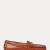 Kahverengi Kadın Ralph Lauren Briony Deri Sürücü Loafer’ları Kahverengi Kadın Ralph Lauren Briony Deri Sürücü Loafer’ları