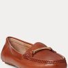 Kahverengi Kadın Ralph Lauren Briony Deri Sürücü Loafer’ları Kahverengi Kadın Ralph Lauren Briony Deri Sürücü Loafer’ları