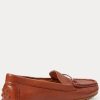 Kahverengi Kadın Ralph Lauren Briony Deri Sürücü Loafer’ları Kahverengi Kadın Ralph Lauren Briony Deri Sürücü Loafer’ları