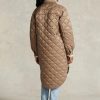 Kahverengi Kadın Ralph Lauren Büyük Boy Su Geçirmez Kapitone Montlar Kahverengi Kadın Ralph Lauren Büyük Boy Su Geçirmez Kapitone Montlar