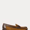 Kahverengi Kadın Ralph Lauren Deri Süslemeli Süet Penny Loafer’lar Kahverengi Kadın Ralph Lauren Deri Süslemeli Süet Penny Loafer’lar