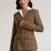 Kahverengi Kadın Ralph Lauren Donaldson Kareli Tweed Ceketler Kahverengi Kadın Ralph Lauren Donaldson Kareli Tweed Ceketler