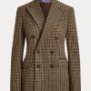 Kahverengi Kadın Ralph Lauren Donaldson Kareli Tweed Ceketler Kahverengi Kadın Ralph Lauren Donaldson Kareli Tweed Ceketler