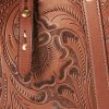 Kahverengi Kadın Ralph Lauren El Yapımı Deri Tote Çantalar