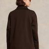 Kahverengi Kadın Ralph Lauren Çeyrek Fermuarlı Kazak Polar Ceketler Kahverengi Kadın Ralph Lauren Çeyrek Fermuarlı Kazak Polar Ceketler
